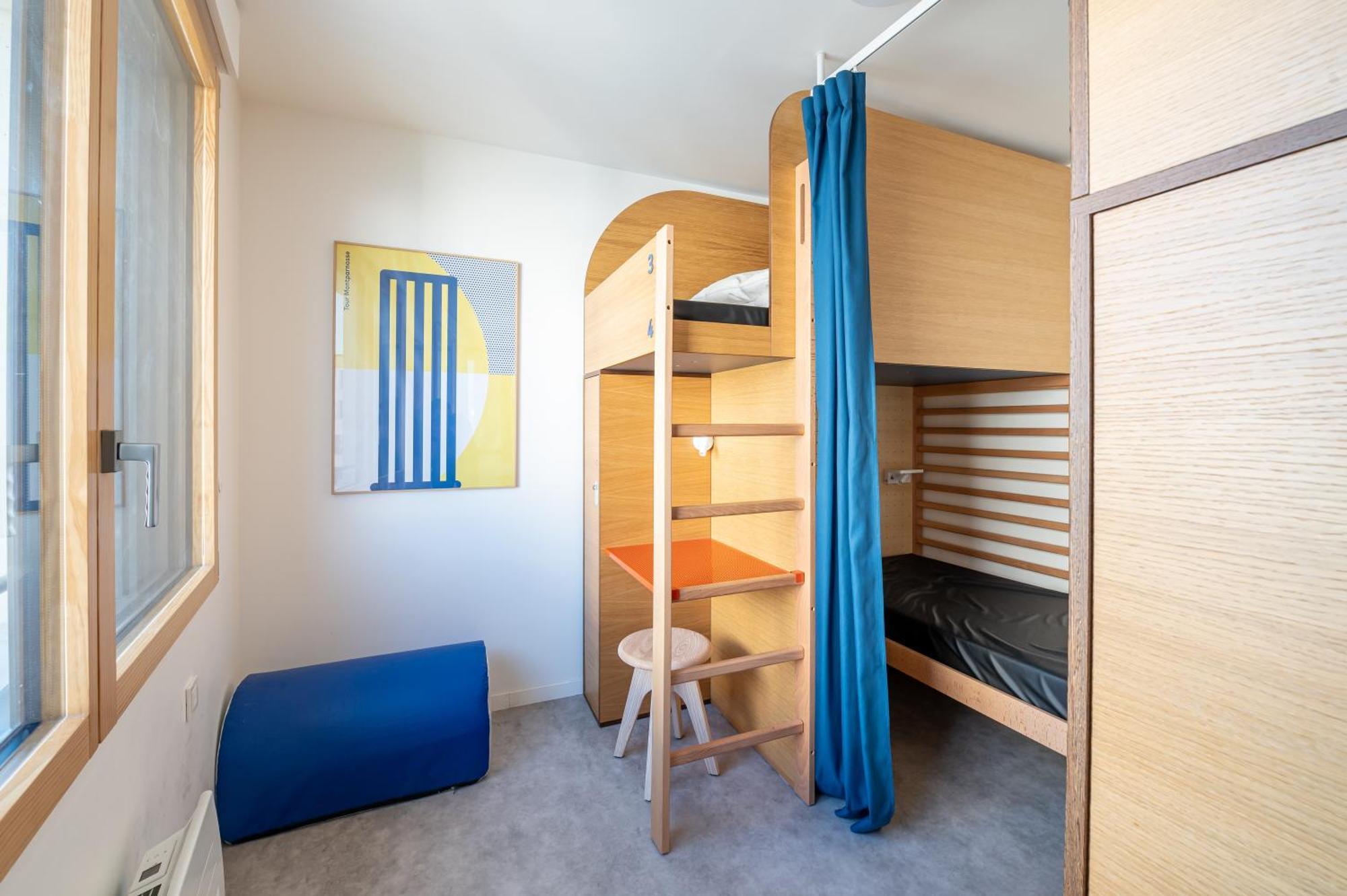Einzelbett im Schlafsaal mit 4 Betten