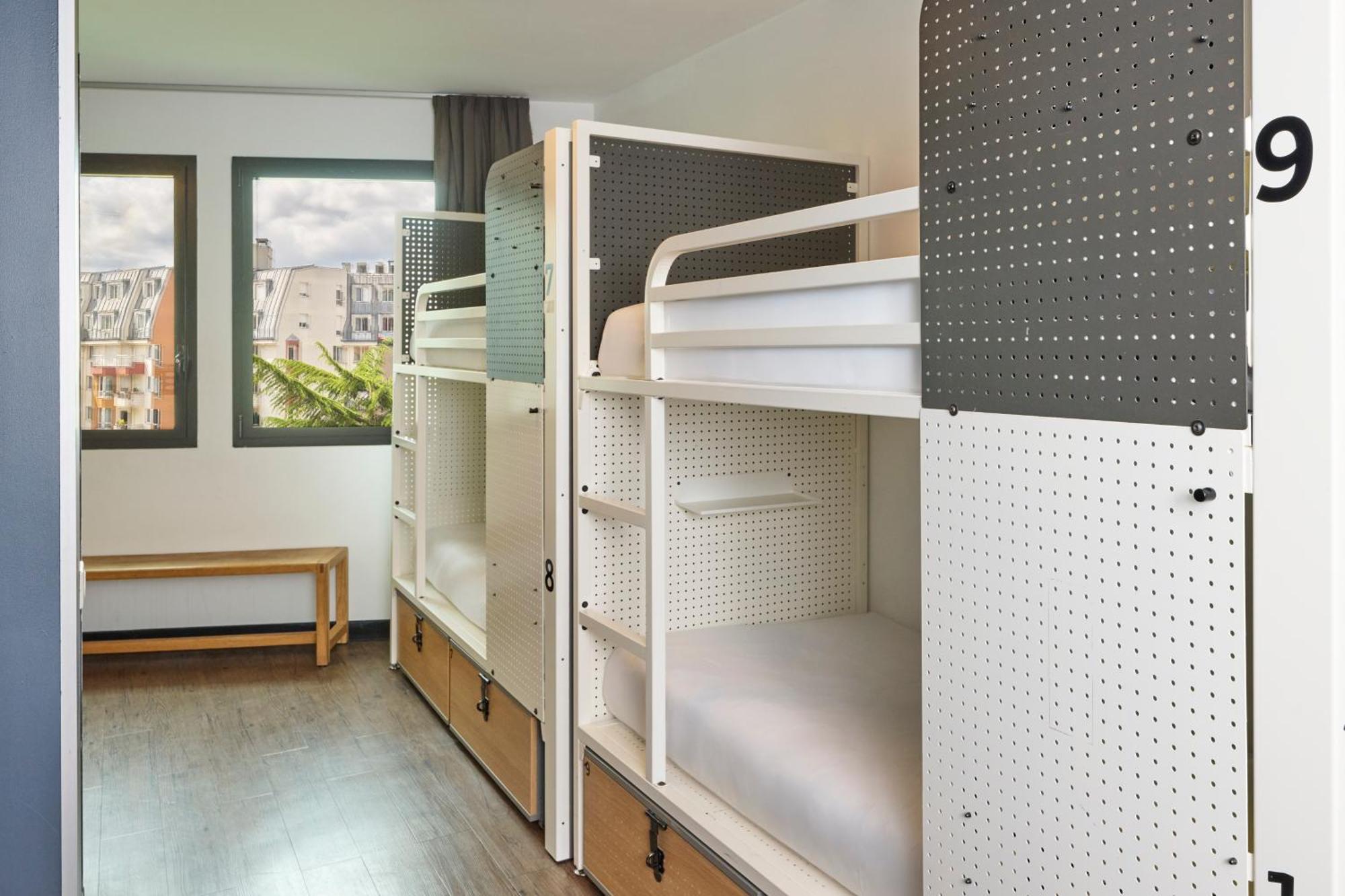 Bett im gemischten Schlafsaal mit 10 Betten