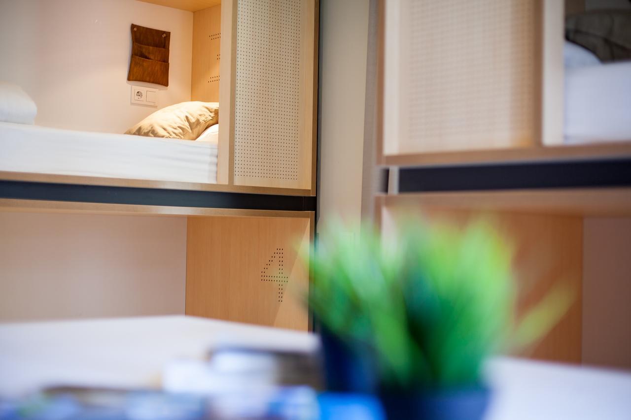 Einzelbett im Schlafsaal mit 4 Betten